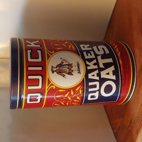 Quick Quaker Oats Tin - Picture 1 of 9